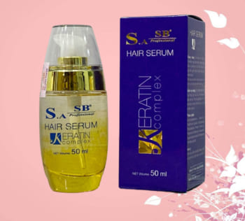 Serum Keratin - Xanh pha với uốn duỗi nhuộm hoặc sử dụng hàng ngày chai 50ml